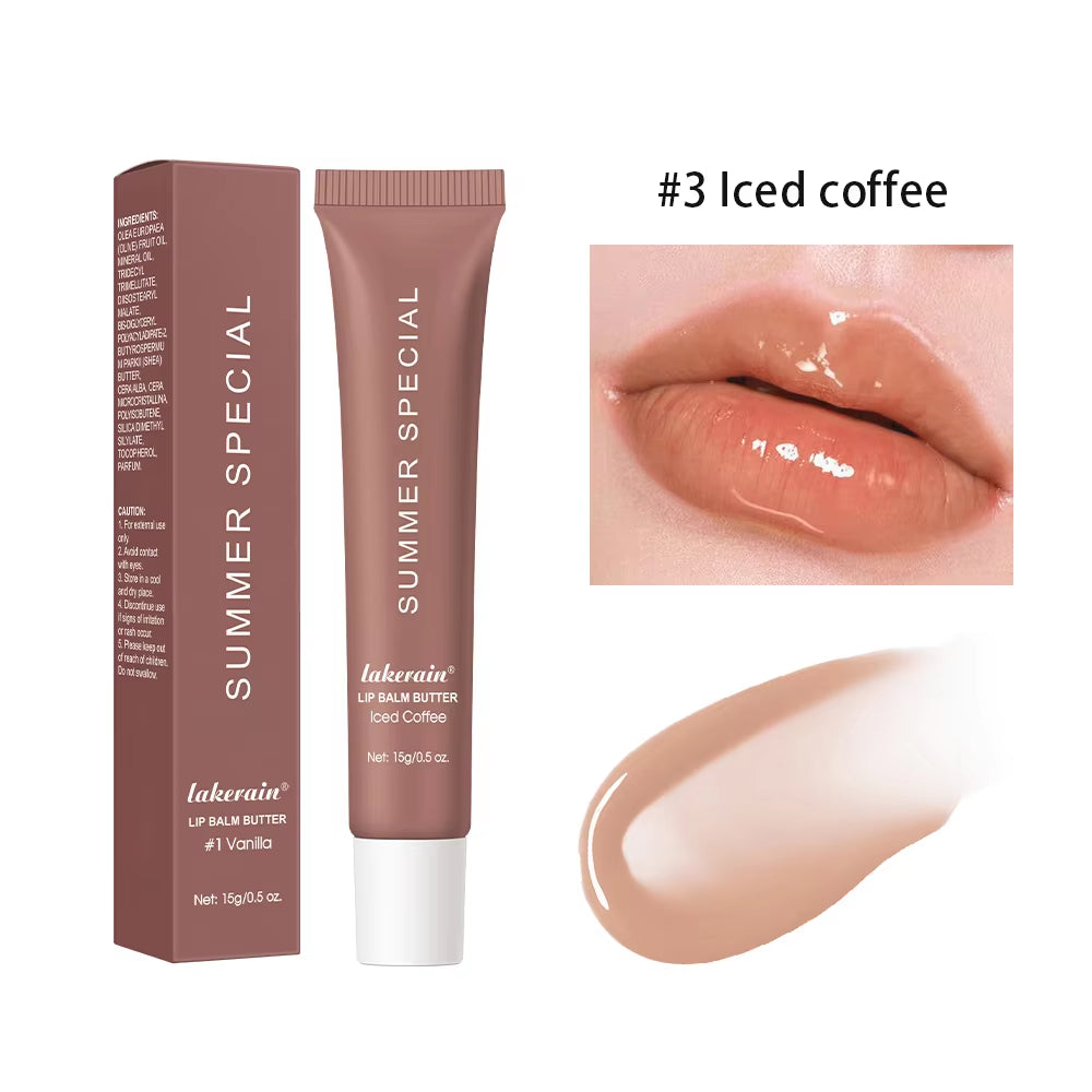 HydraGlow™ Mirror Lip Gloss – Ultra Moisturizing Lip Balm Oil for Soft, Plump & Shiny Lips | Vanilla • Mint • Iced Coffee
