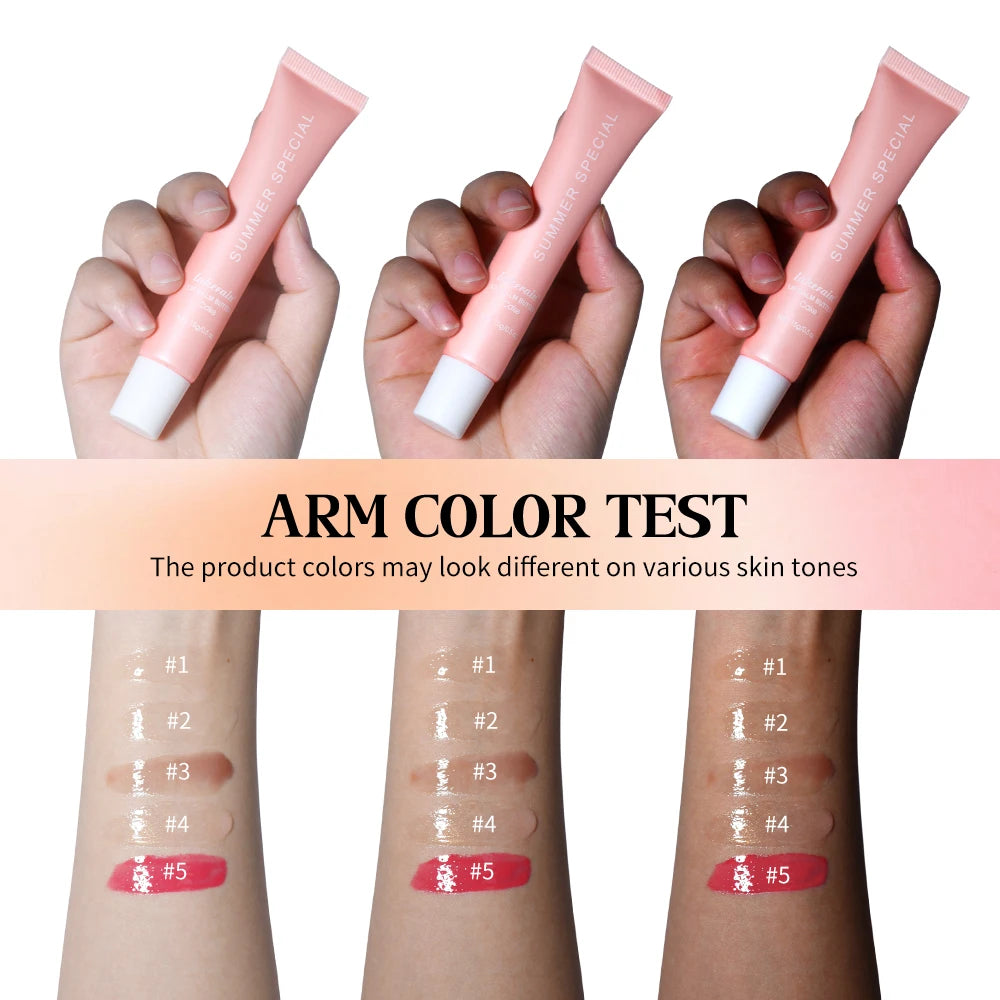 HydraGlow™ Mirror Lip Gloss – Ultra Moisturizing Lip Balm Oil for Soft, Plump & Shiny Lips | Vanilla • Mint • Iced Coffee
