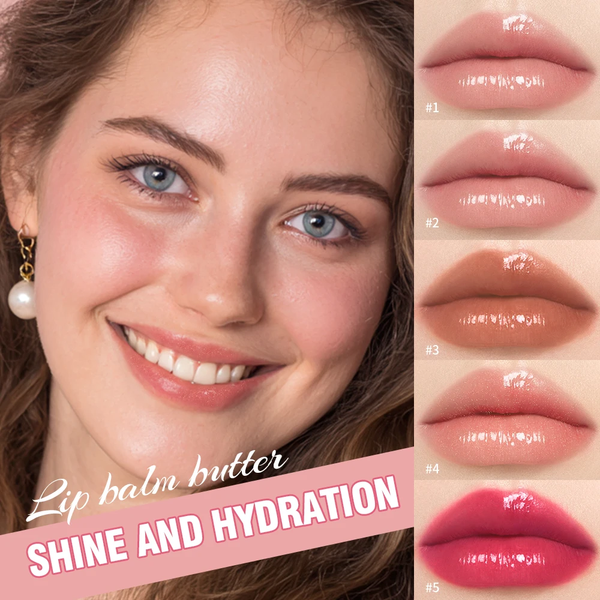 HydraGlow™ Mirror Lip Gloss – Ultra Moisturizing Lip Balm Oil for Soft, Plump & Shiny Lips | Vanilla • Mint • Iced Coffee