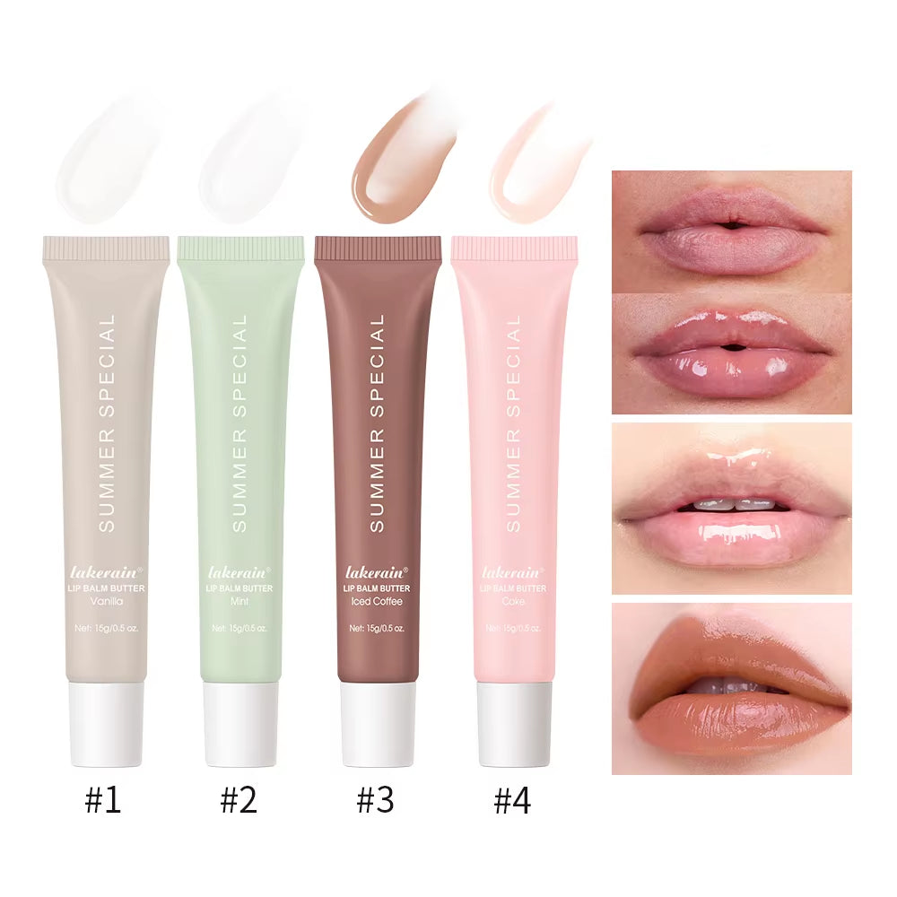 HydraGlow™ Mirror Lip Gloss – Ultra Moisturizing Lip Balm Oil for Soft, Plump & Shiny Lips | Vanilla • Mint • Iced Coffee