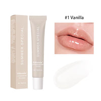 HydraGlow™ Mirror Lip Gloss – Ultra Moisturizing Lip Balm Oil for Soft, Plump & Shiny Lips | Vanilla • Mint • Iced Coffee