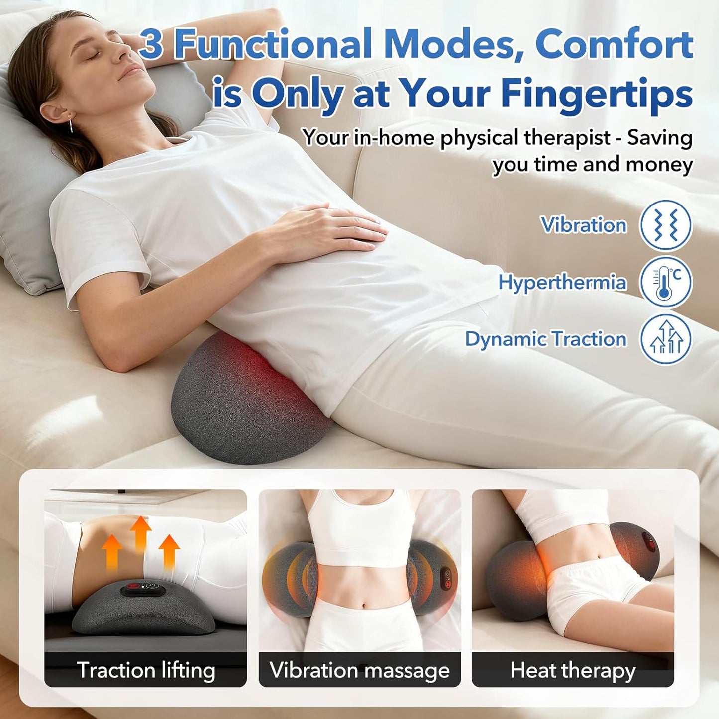 Portable EMS Neck Massager – Rechargeable Electric Cervical Pain Relief Stimulator