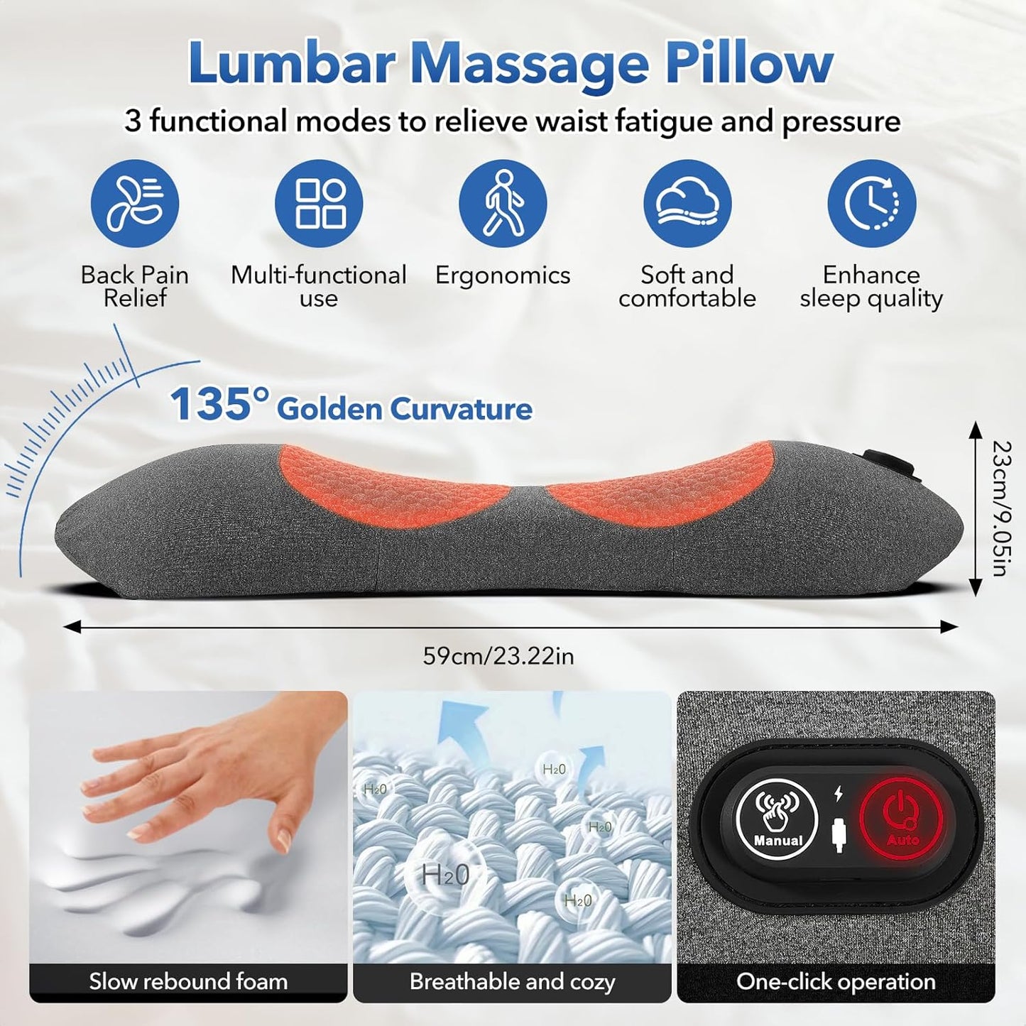 Portable EMS Neck Massager – Rechargeable Electric Cervical Pain Relief Stimulator